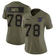 Olive Women's Bruce Smith Buffalo Bills Limited 2025 Salute to Service Jersey