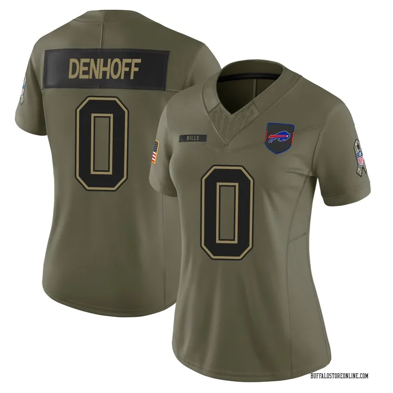 Olive Women's Cade Denhoff Buffalo Bills Limited 2025 Salute to Service Jersey
