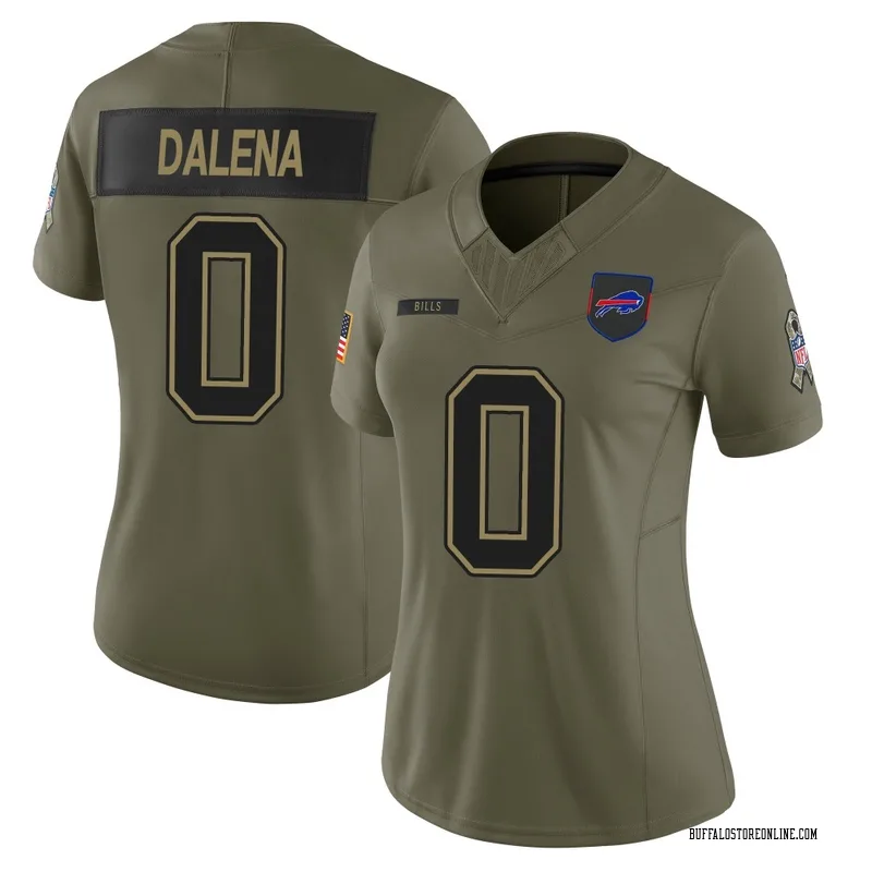 Olive Women's Mac Dalena Buffalo Bills Limited 2025 Salute to Service Jersey