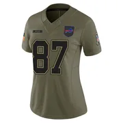 Olive Women's Tanner Gentry Buffalo Bills Limited 2025 Salute to Service Jersey