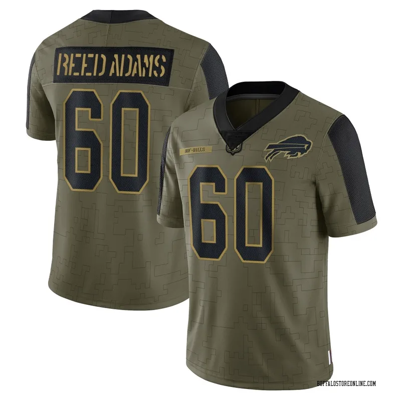 Olive Youth Ar'maj Reed-Adams Buffalo Bills Limited 2021 Salute To Service Jersey