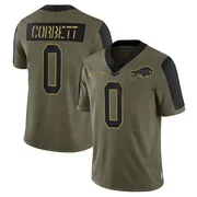 Olive Youth Austin Corbett Buffalo Bills Limited 2021 Salute To Service Jersey