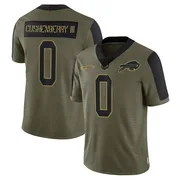 Olive Youth Lloyd Cushenberry III Buffalo Bills Limited 2021 Salute To Service Jersey