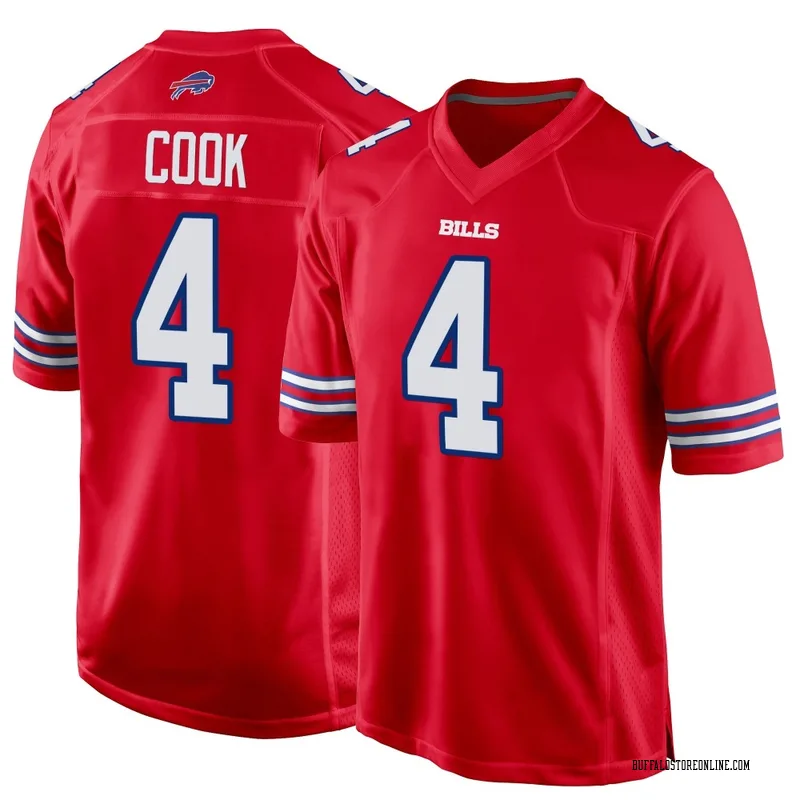 Red Men's James Cook Buffalo Bills Game Alternate Jersey
