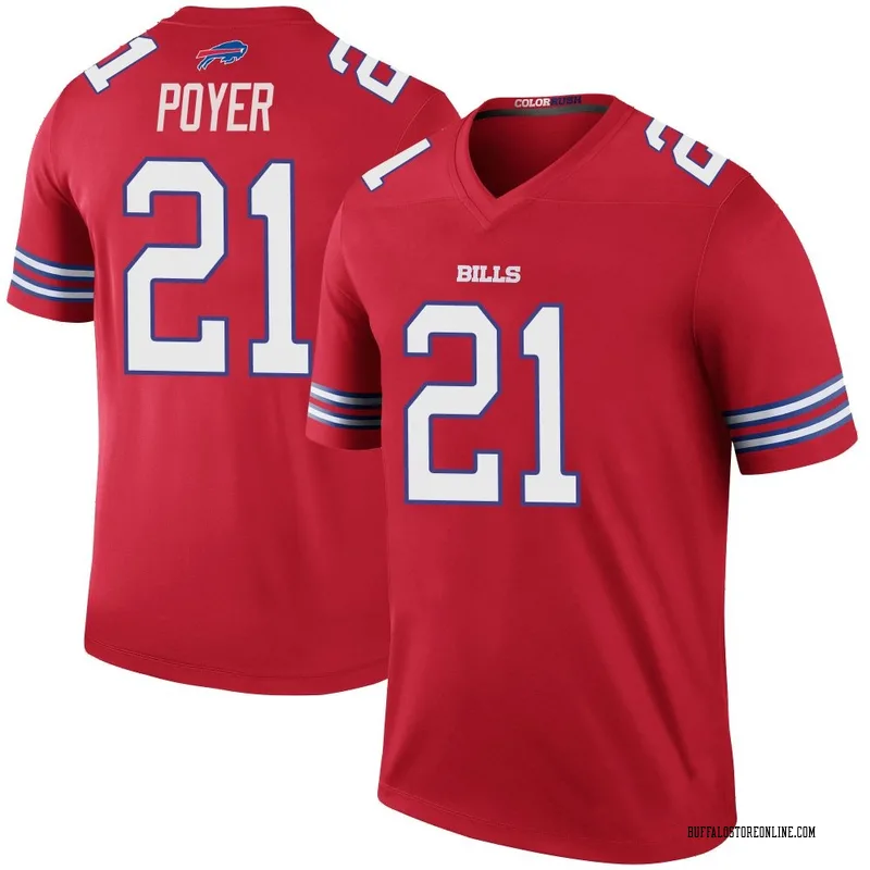 Red Men's Jordan Poyer Buffalo Bills Legend Color Rush Jersey