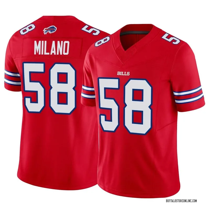 Red Men's Matt Milano Buffalo Bills Limited Vapor F.U.S.E. Jersey
