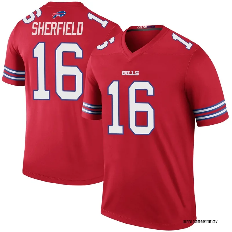 Red Men's Trent Sherfield Buffalo Bills Legend Color Rush Jersey