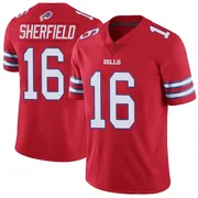 Red Men's Trent Sherfield Buffalo Bills Limited Color Rush Vapor Untouchable Jersey