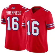 Red Men's Trent Sherfield Buffalo Bills Limited Vapor F.U.S.E. Jersey