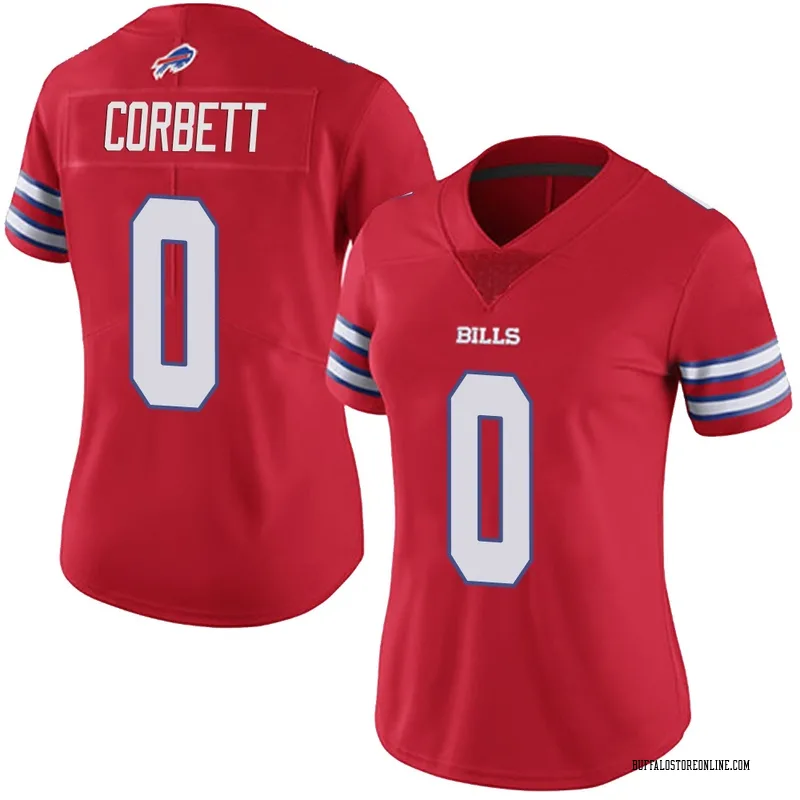 Red Women's Austin Corbett Buffalo Bills Limited Color Rush Vapor Untouchable Jersey