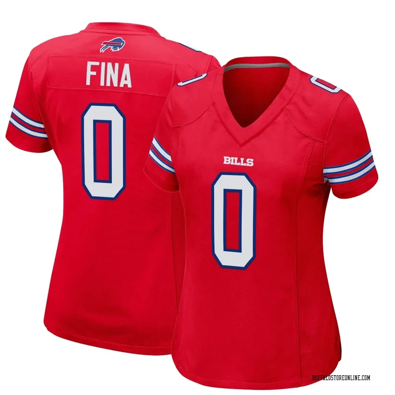 Red Women's Bruno Fina Buffalo Bills Game Alternate Jersey