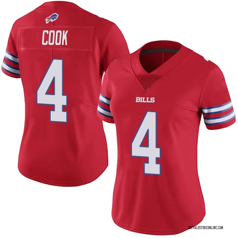 Red Women's James Cook Buffalo Bills Limited Color Rush Vapor Untouchable Jersey