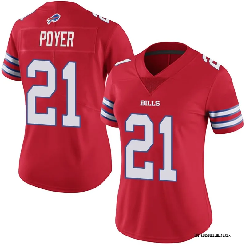 Red Women's Jordan Poyer Buffalo Bills Limited Color Rush Vapor Untouchable Jersey