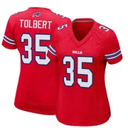 Red Women's Mike Tolbert Buffalo Bills Game Alternate Jersey