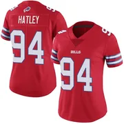 Red Women's Rickey Hatley Buffalo Bills Limited Color Rush Vapor Untouchable Jersey