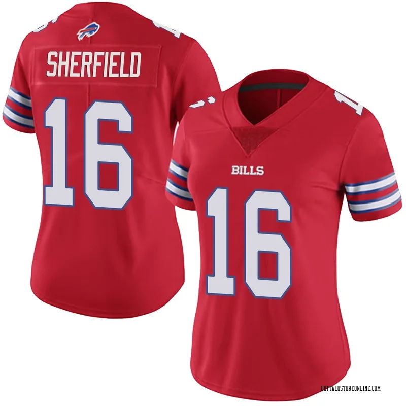 Red Women's Trent Sherfield Buffalo Bills Limited Color Rush Vapor Untouchable Jersey