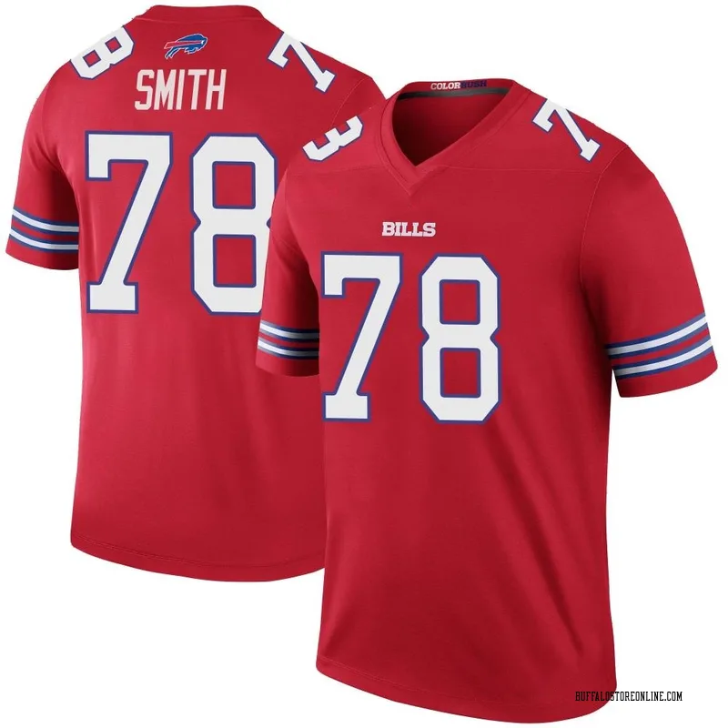 Red Youth Bruce Smith Buffalo Bills Legend Color Rush Jersey
