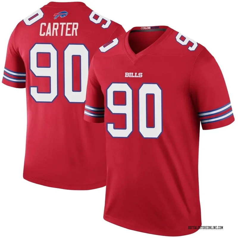Red Youth DeWayne Carter Buffalo Bills Legend Color Rush Jersey