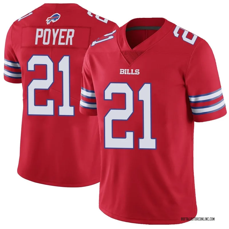 Red Youth Jordan Poyer Buffalo Bills Limited Color Rush Vapor Untouchable Jersey
