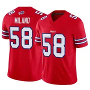 Red Youth Matt Milano Buffalo Bills Limited Vapor F.U.S.E. Jersey
