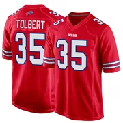 Red Youth Mike Tolbert Buffalo Bills Game Alternate Jersey