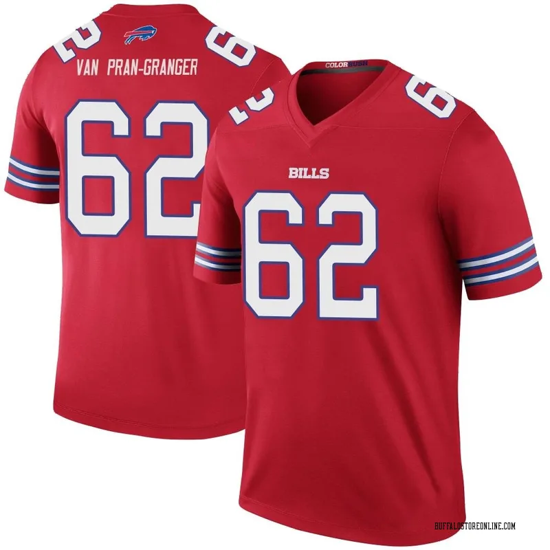 Red Youth Sedrick Van Pran-Granger Buffalo Bills Legend Color Rush Jersey