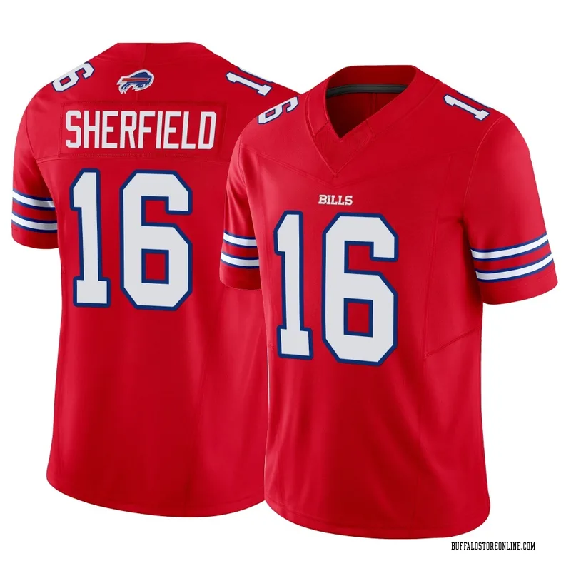Red Youth Trent Sherfield Buffalo Bills Limited Vapor F.U.S.E. Jersey