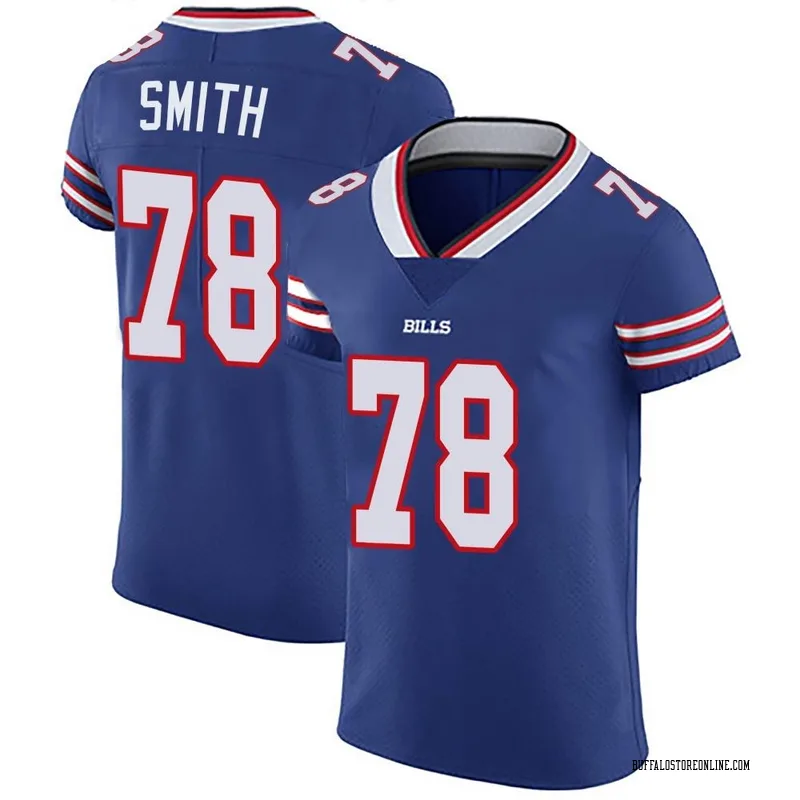 Royal Blue Men's Bruce Smith Buffalo Bills Elite Team Color Vapor Untouchable Jersey