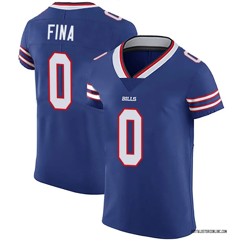 Royal Blue Men's Bruno Fina Buffalo Bills Elite Team Color Vapor Untouchable Jersey