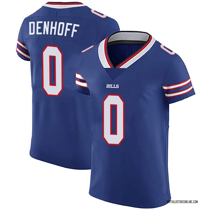 Royal Blue Men's Cade Denhoff Buffalo Bills Elite Team Color Vapor Untouchable Jersey