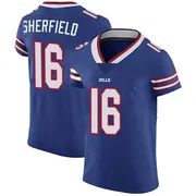 Royal Blue Men's Trent Sherfield Buffalo Bills Elite Team Color Vapor Untouchable Jersey