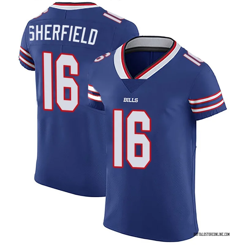 Royal Blue Men's Trent Sherfield Buffalo Bills Elite Team Color Vapor Untouchable Jersey
