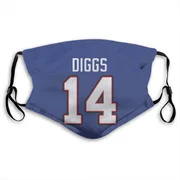 Royal Blue Stefon Diggs Buffalo Bills Washable & Reusable Face Mask With PM2.5 Filter