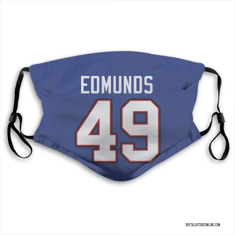 Royal Tremaine Edmunds  Men White Rush Jersey  Bills 