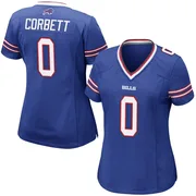 Royal Blue Women's Austin Corbett Buffalo Bills Game Team Color Jersey