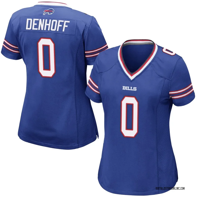 Royal Blue Women's Cade Denhoff Buffalo Bills Game Team Color Jersey