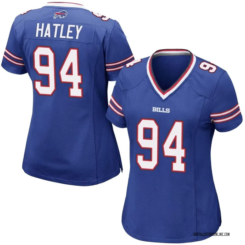 Royal Blue Women's Rickey Hatley Buffalo Bills Game Team Color Jersey