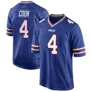 Royal Blue Youth James Cook Buffalo Bills Game Team Color Jersey