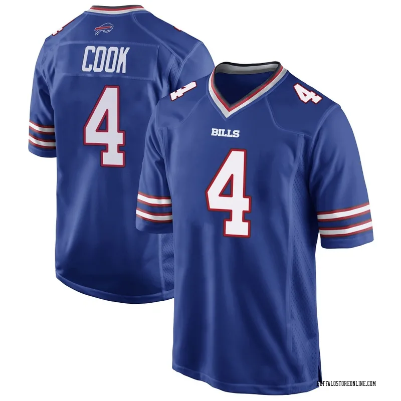 Royal Blue Youth James Cook Buffalo Bills Game Team Color Jersey