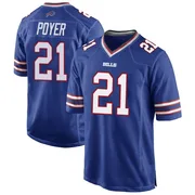 Royal Blue Youth Jordan Poyer Buffalo Bills Game Team Color Jersey