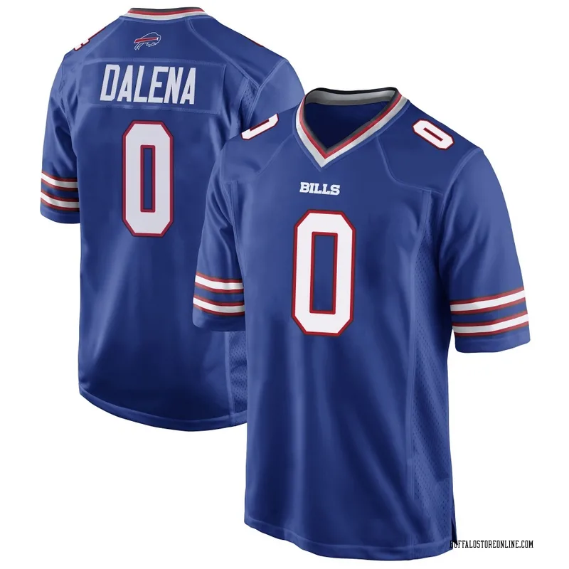 Royal Blue Youth Mac Dalena Buffalo Bills Game Team Color Jersey