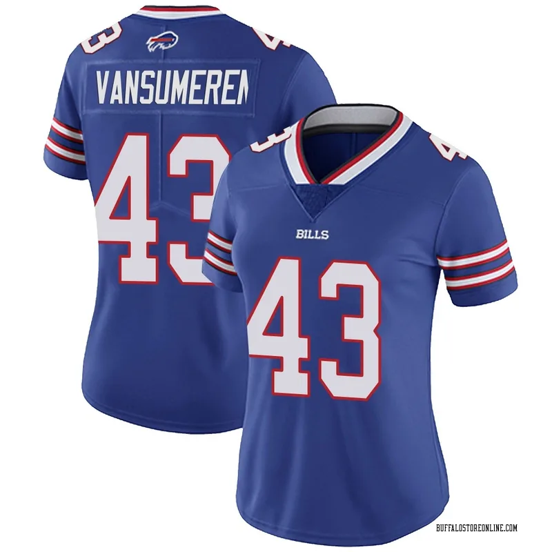 Royal Women's Ben VanSumeren Buffalo Bills Limited Team Color Vapor Untouchable Jersey