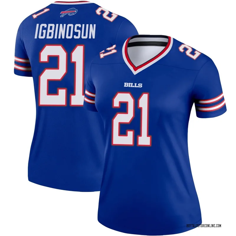 Royal Women's Davison Igbinosun Buffalo Bills Legend Jersey