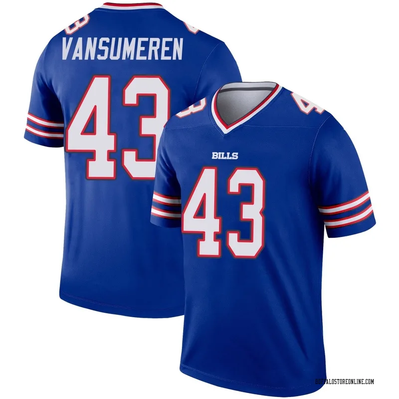 Royal Youth Ben VanSumeren Buffalo Bills Legend Jersey