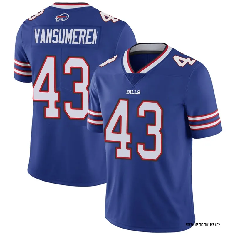 Royal Youth Ben VanSumeren Buffalo Bills Limited Team Color Vapor Untouchable Jersey