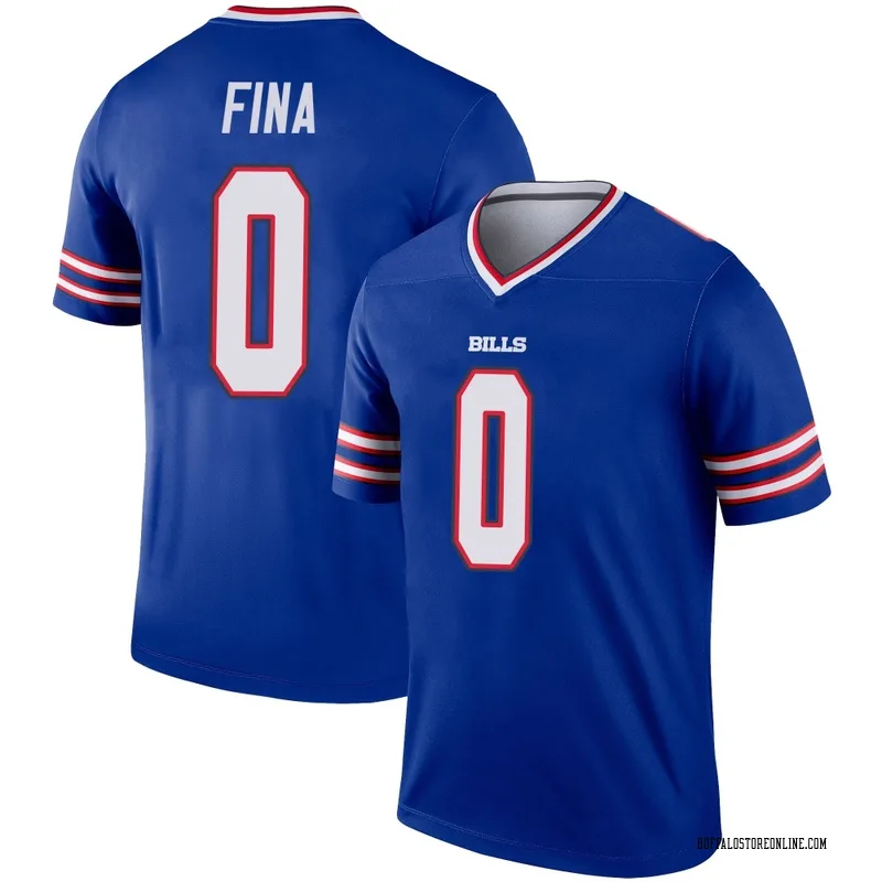 Royal Youth Bruno Fina Buffalo Bills Legend Jersey