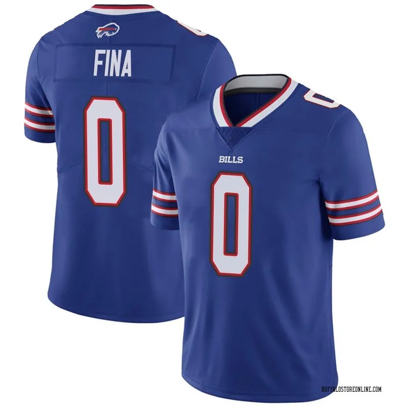 Royal Youth Bruno Fina Buffalo Bills Limited Team Color Vapor Untouchable Jersey