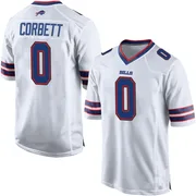 White Men's Austin Corbett Buffalo Bills Game Jersey