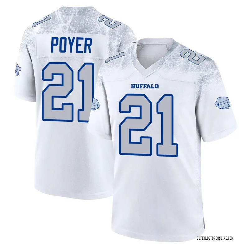 White Men's Jordan Poyer Buffalo Bills Game 2025 Rivalries Collection Jersey