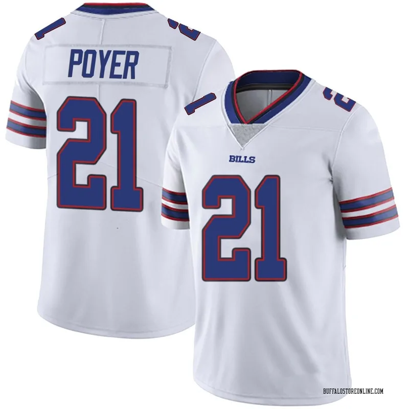 White Men's Jordan Poyer Buffalo Bills Limited Color Rush Vapor Untouchable Jersey